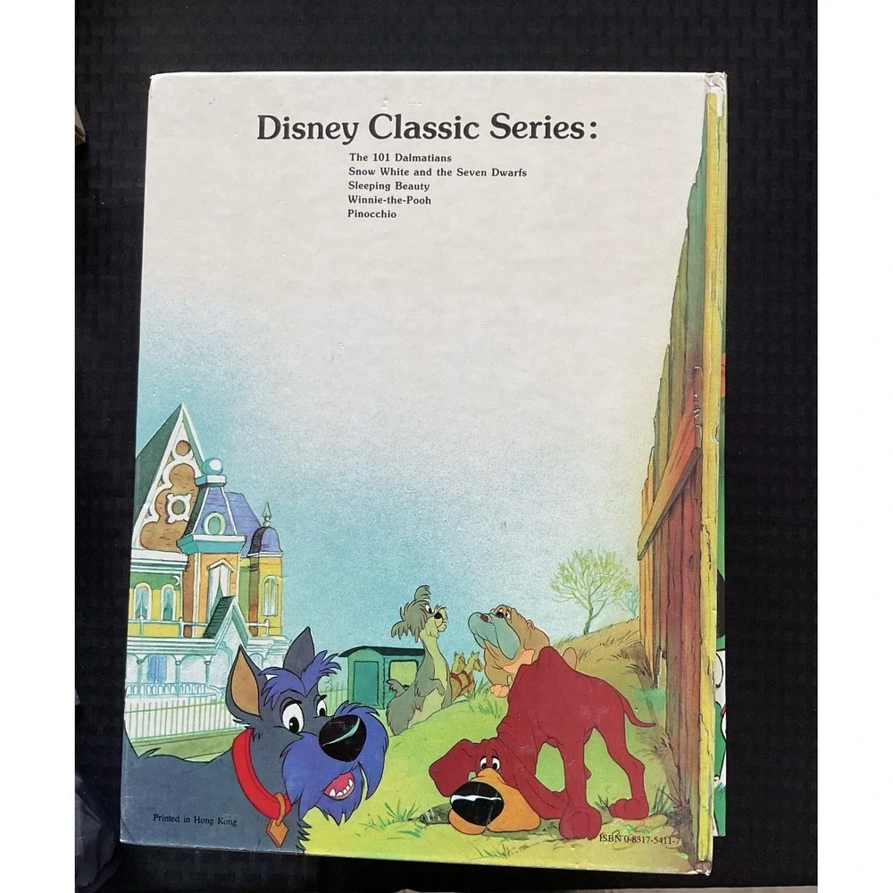 Vintage Walt Disney‎ Lady and the Tramp Hardcover Children's Book Classic Series
